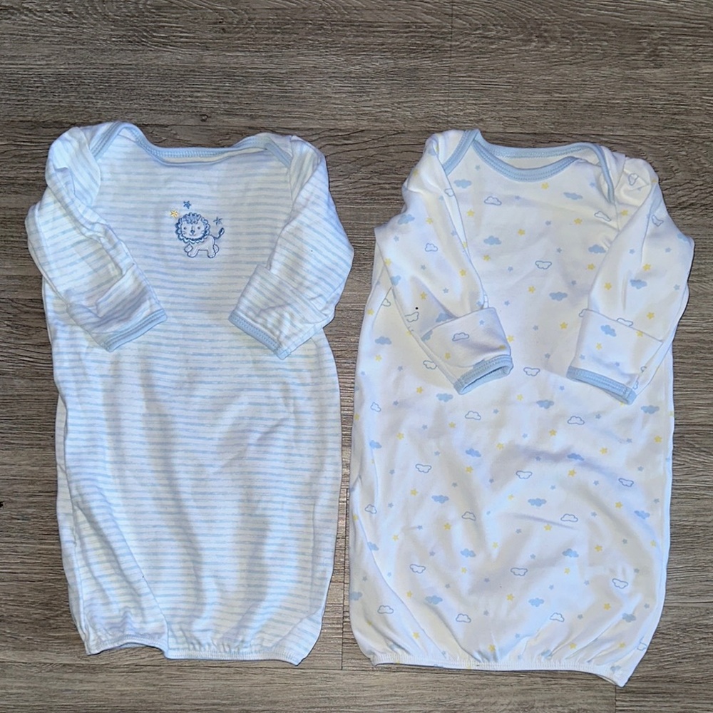 Little Me Blue and White Sleep Sacks for Cozy Nights